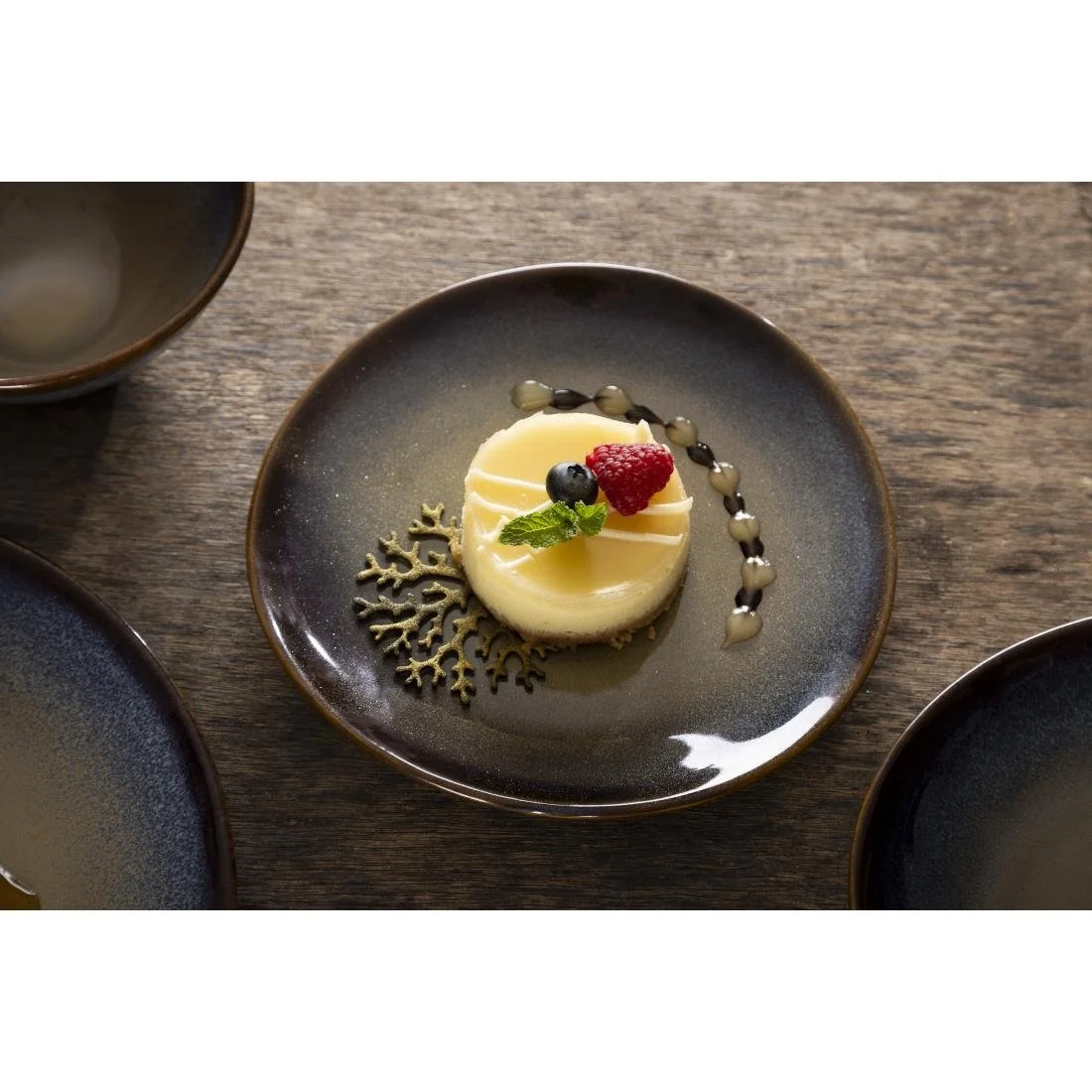 Olympia Birch Coupe Plates Aubergine 205mm (6 Pack) - Image 6