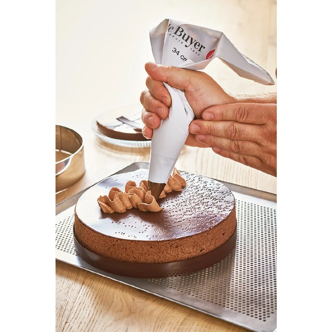 De Buyer Perforated Baking Tray 400x300mm - Image 6