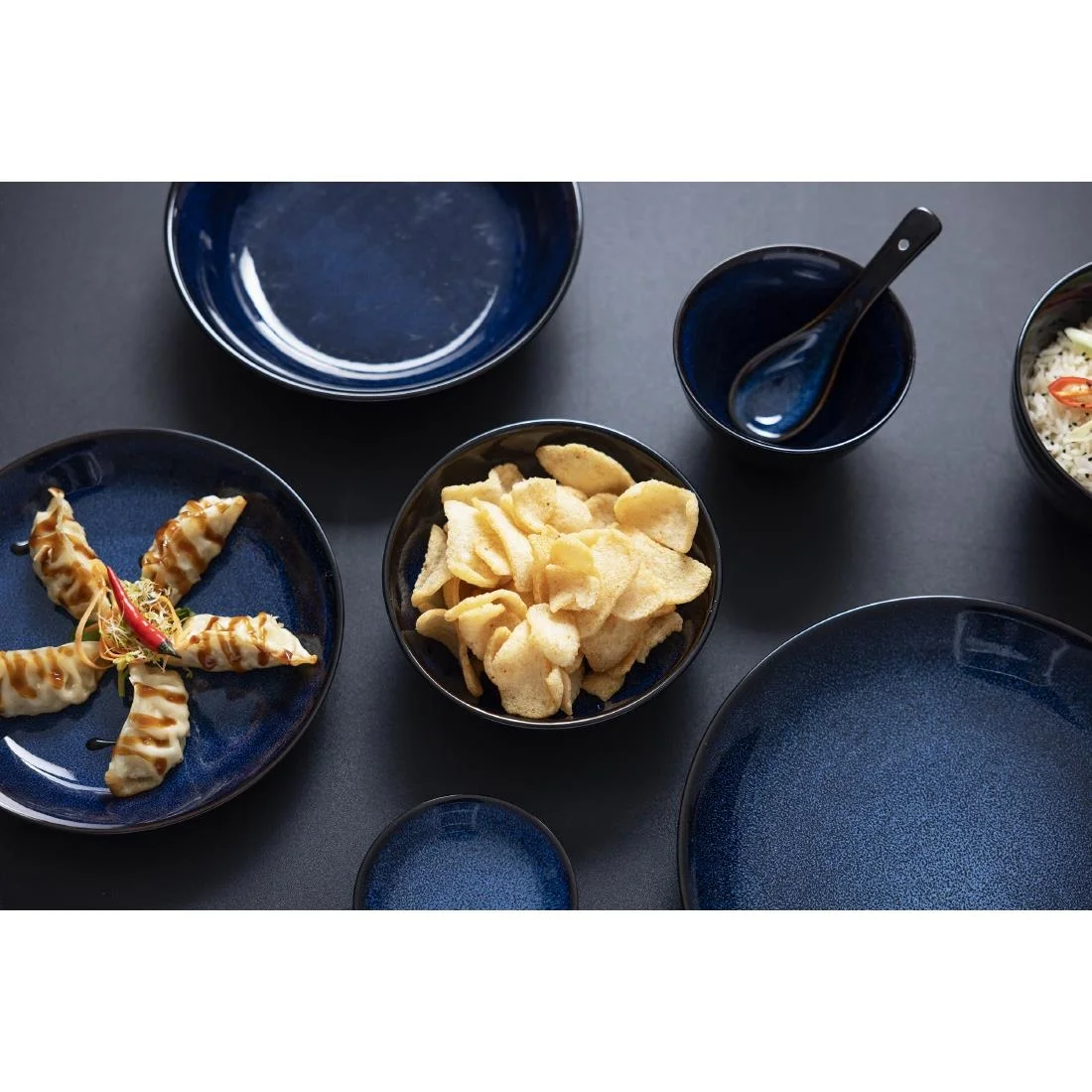 Olympia Luna Midnight Blue Soup Spoons (12 Pack) - Image 5
