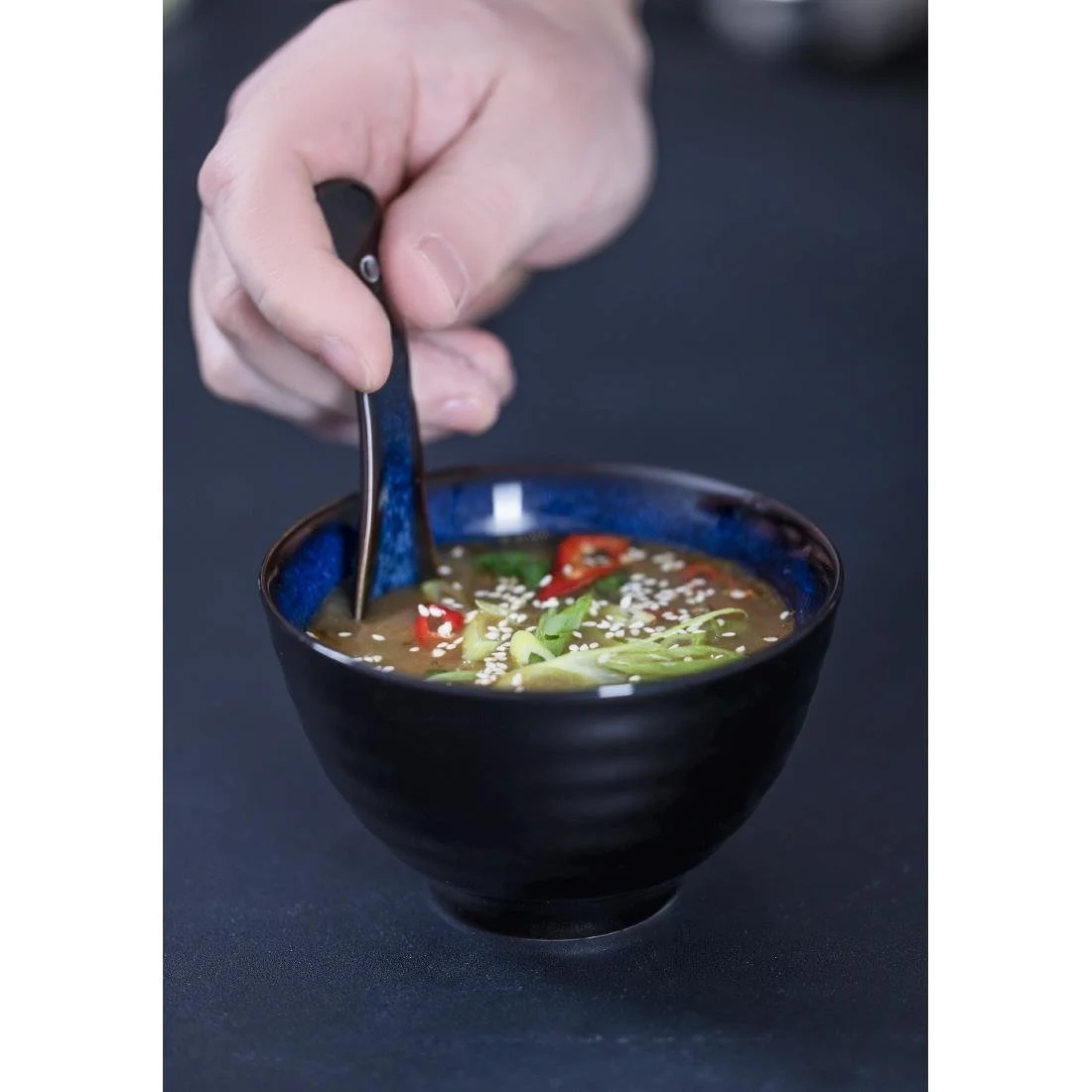 Olympia Luna Midnight Blue Soup Spoons (12 Pack) - Image 6