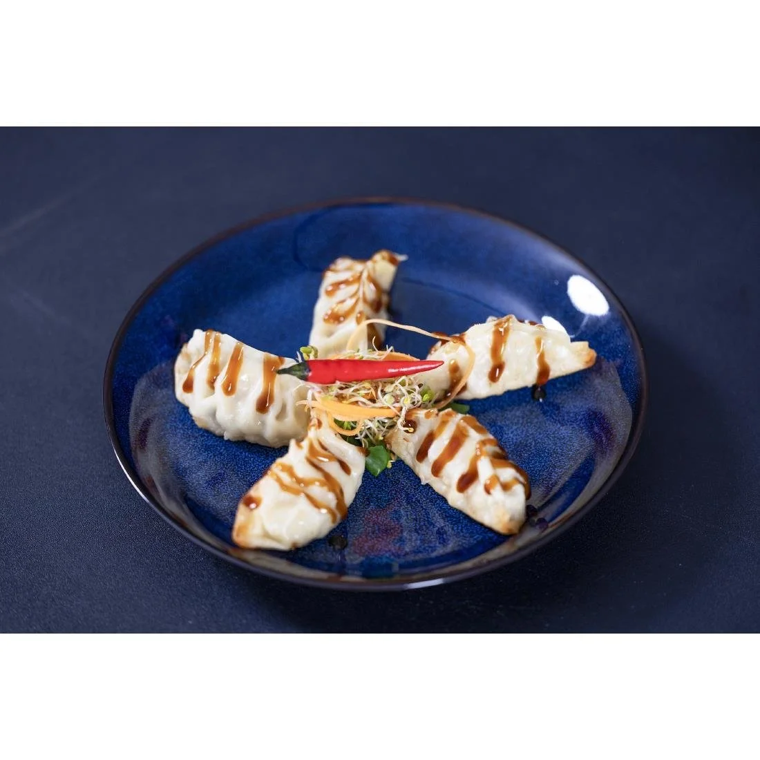 Olympia Luna Midnight Blue Coupe Plates 205mm (4 Pack) - Image 9