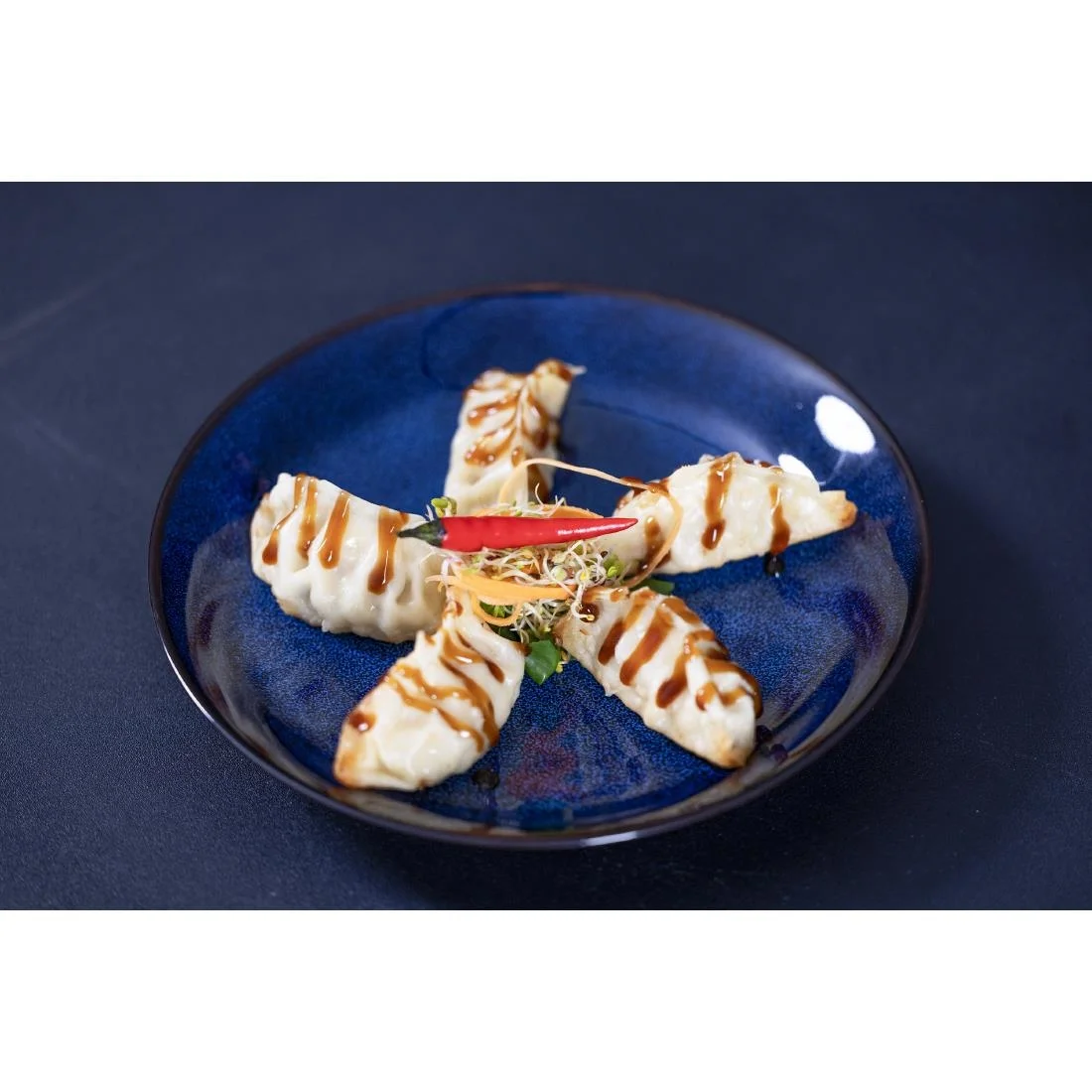 Olympia Luna Midnight Blue Coupe Plates 205mm (4 Pack) - Image 8