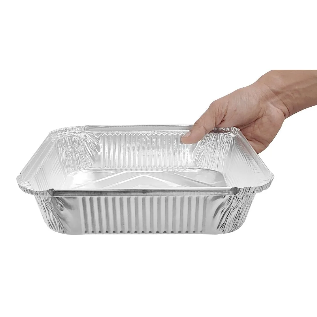 Fiesta Recyclable Deep Foil Containers 2100ml (200 Pack) - Image 5