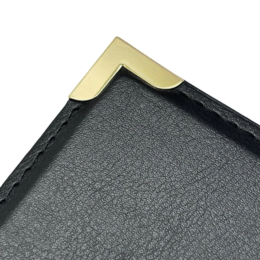 Olympia Faux Leather Menu Cover A5 Black - Image 4