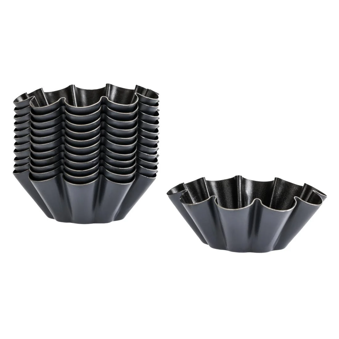Matfer Non-Stick Mini Brioche Mould 7.5cm - Image 7