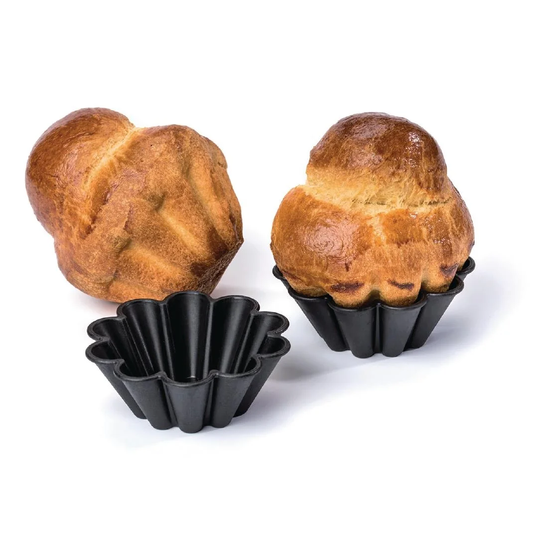 Matfer Non-Stick Mini Brioche Mould 7.5cm - Image 9
