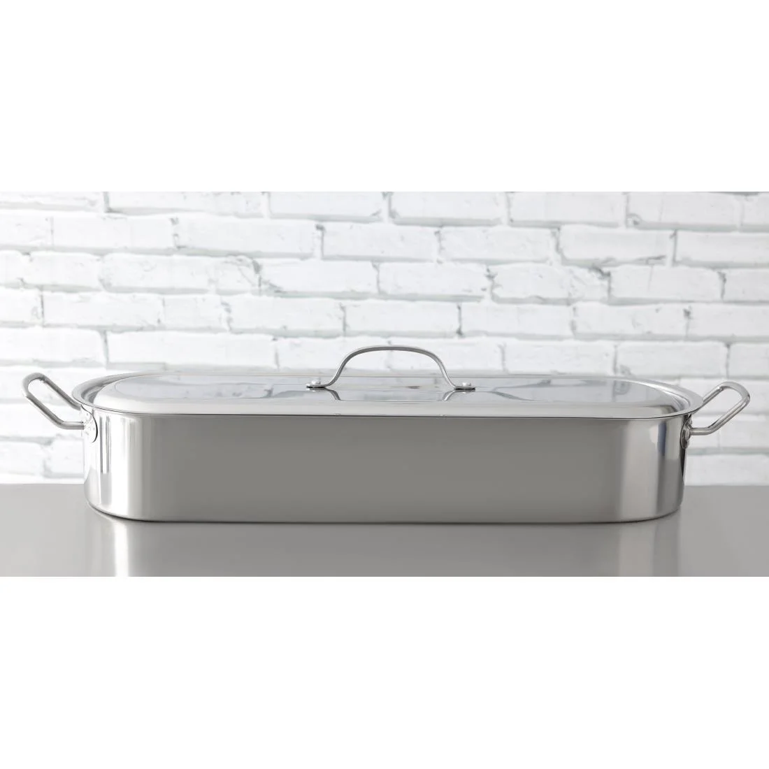 Kitchen Craft Stainless Steel Fish Kettle 620mm - Image 7