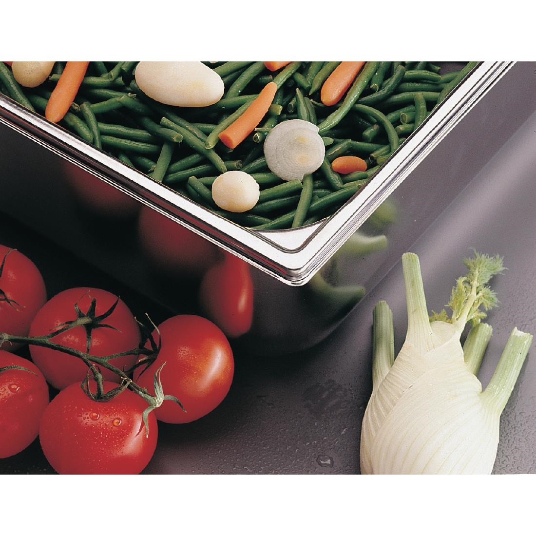 Bourgeat Stainless Steel 1/1 Gastronorm Pan 100mm