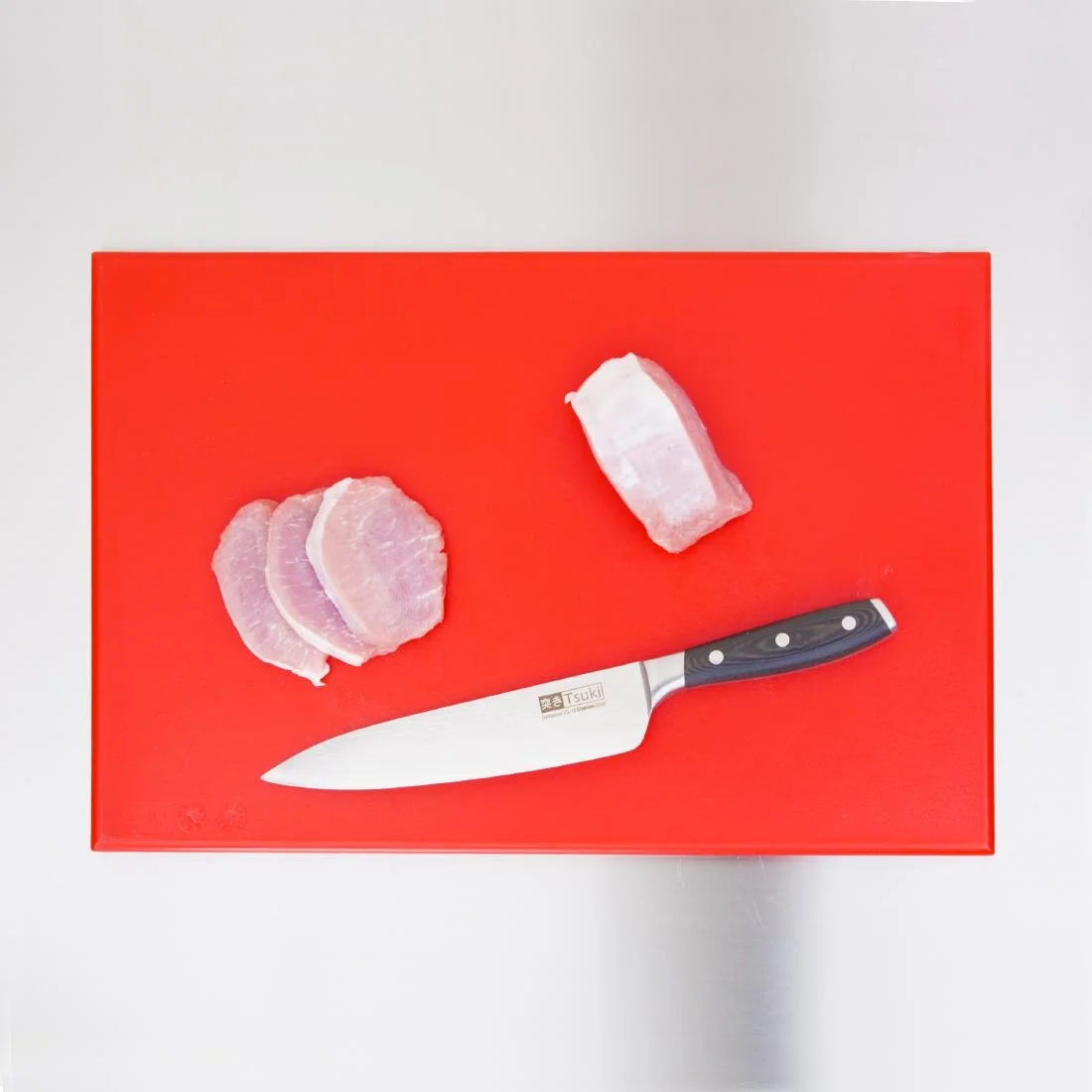 Hygiplas Anti Microbial High Density Red Chopping Board - Image 6