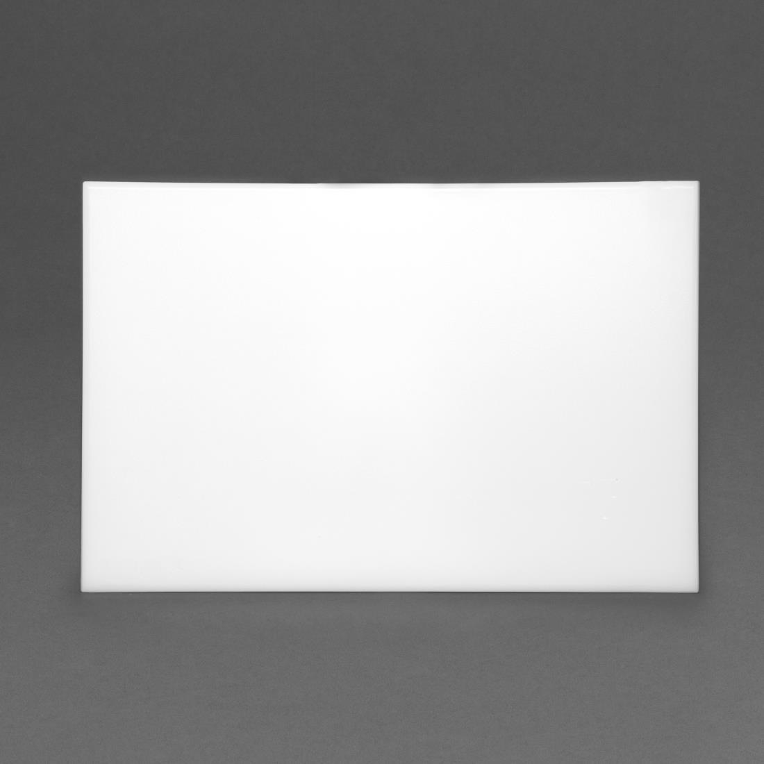 Hygiplas Anti Microbial High Density White Chopping Board