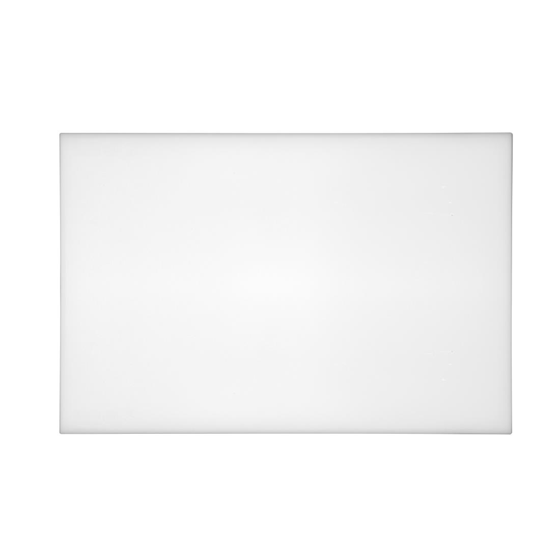 Hygiplas Anti Microbial High Density White Chopping Board