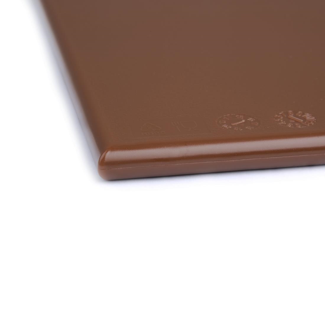 Hygiplas Anti Microbial High Density Brown Chopping Board