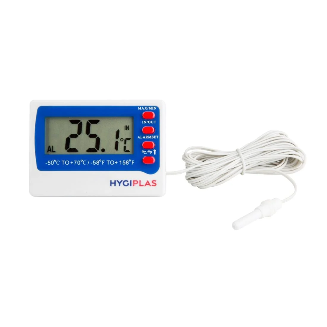 Hygiplas Digital Fridge/Freezer Thermometer