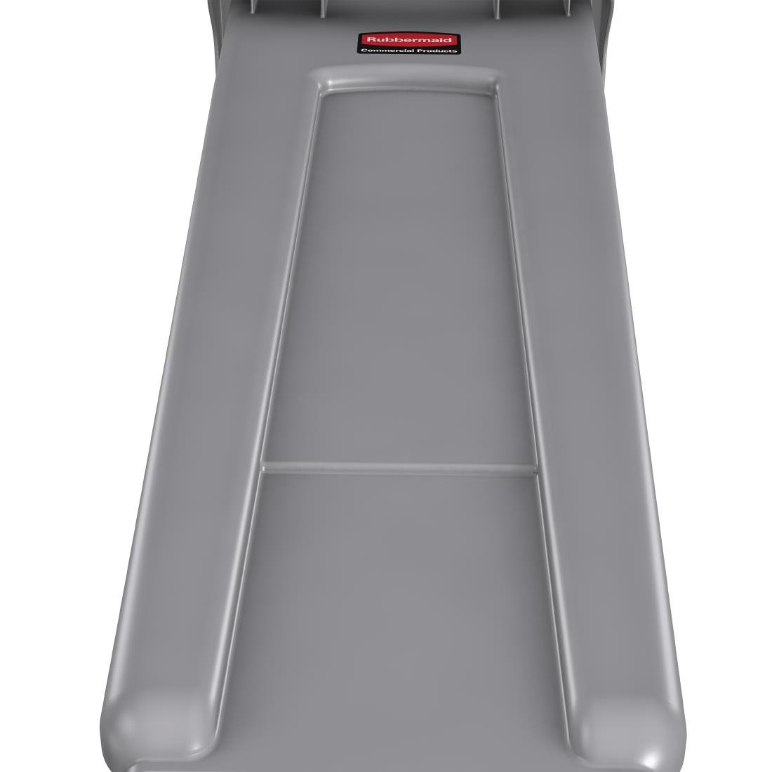 Rubbermaid Slim Jim Container with Venting Channels Grey 60Ltr