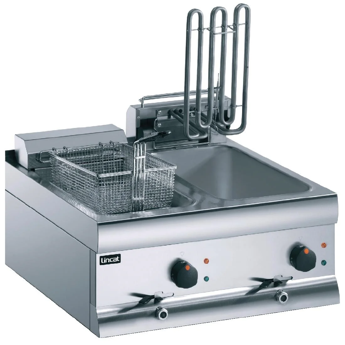 Lincat Silverlink Double Tank Countertop Fryer DF612 - Image 2