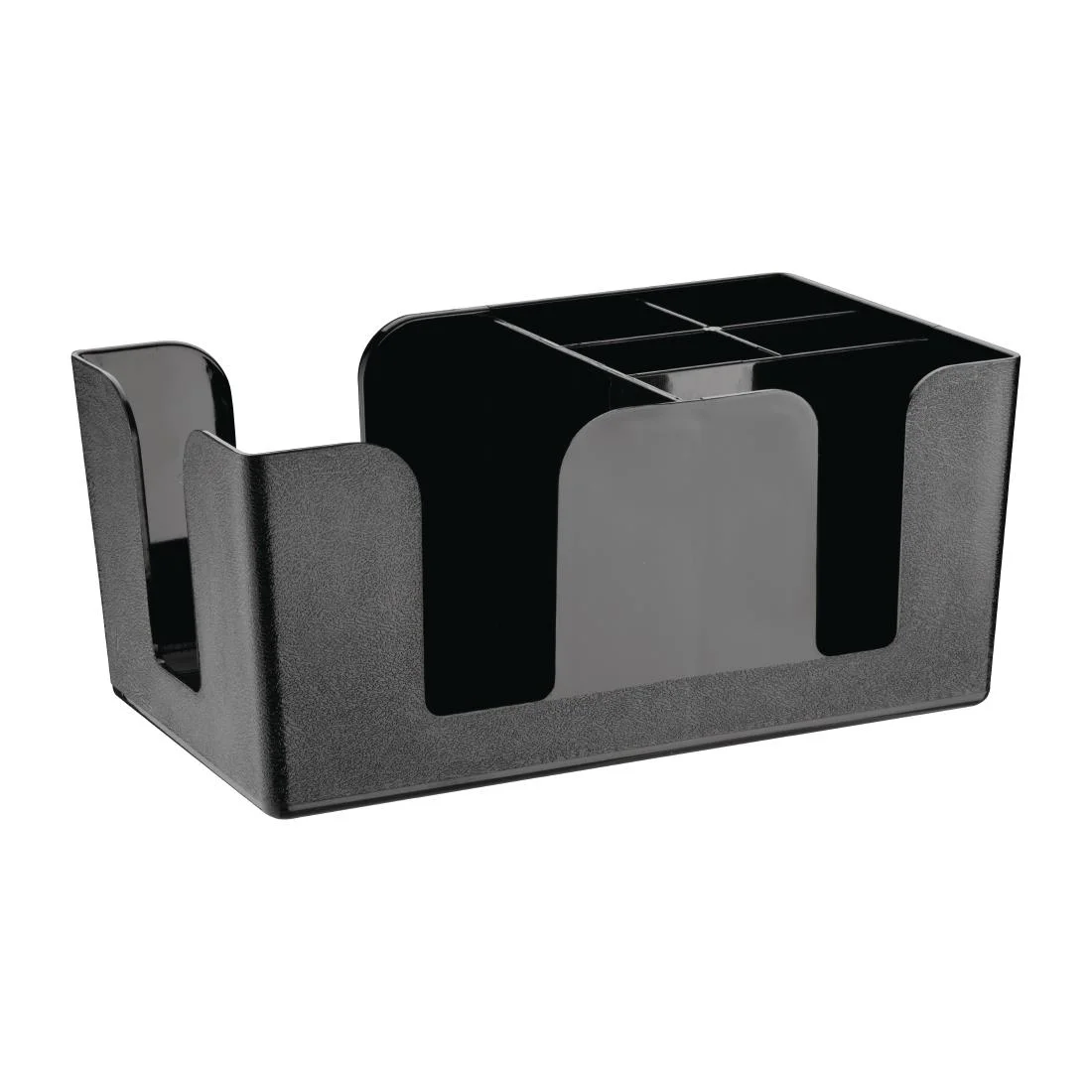 Olympia Kristallon Plastic Bar Caddy Black - Image 2