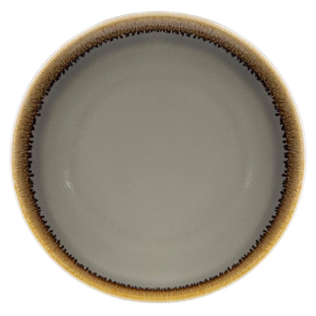 Olympia Kiln Smoke Round Coupe Plates 180mm (6 Pack)
