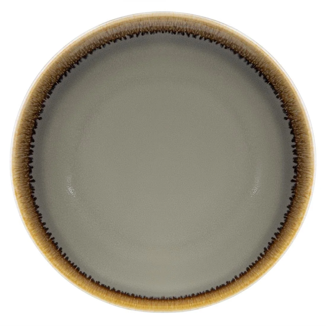 Olympia Kiln Smoke Round Coupe Plates 180mm (6 Pack) - Image 1