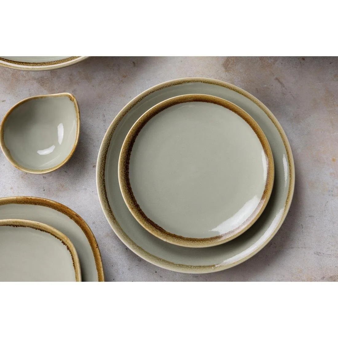 Olympia Kiln Coupe Plates Moss 180mm (6 Pack) - Image 5