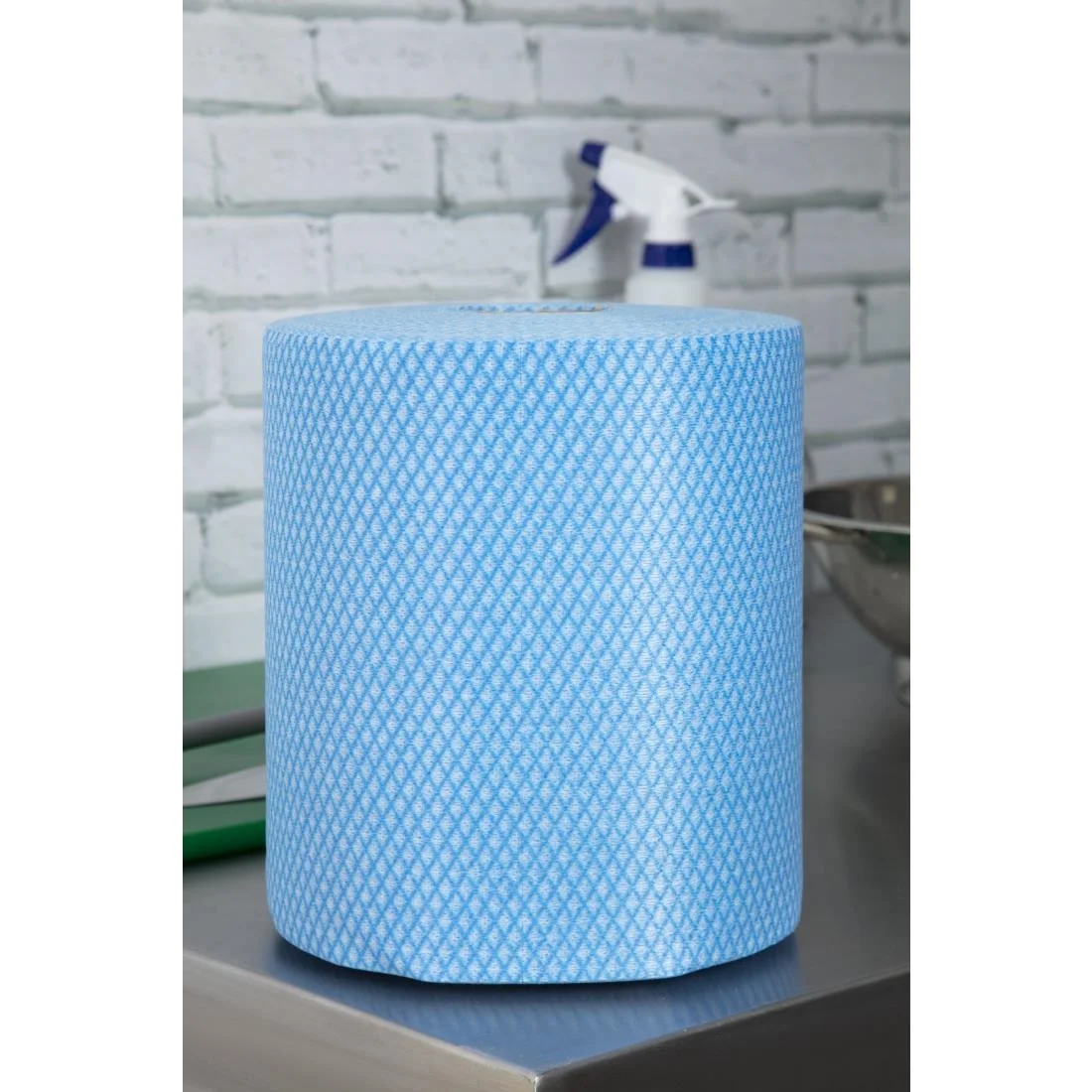 EcoTech Envirolite Super Antibacterial Cleaning Cloths Blue (Roll of 2 x 500) - Image 5