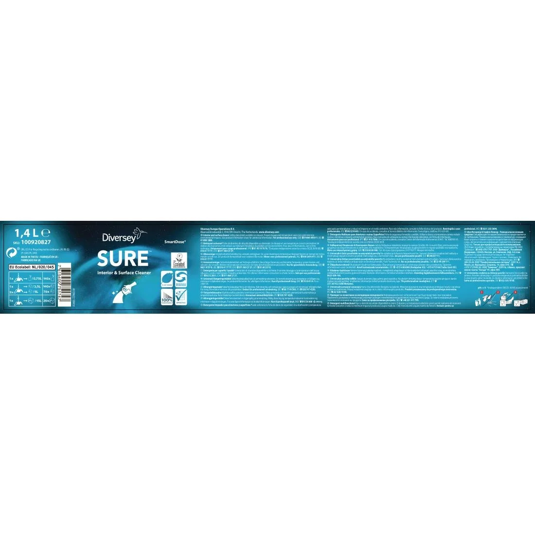 SURE SmartDose Interior and Surface Cleaner Concentrate 1.4Ltr - Image 2