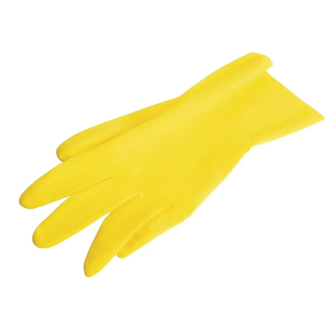 MAPA Vital 124 Liquid-Proof Light-Duty Janitorial Gloves Yellow - Image 3