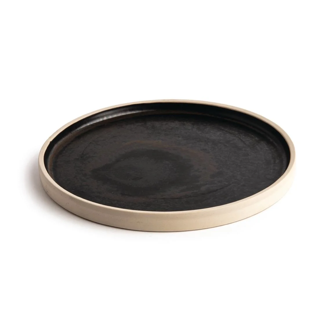 Olympia Canvas Flat Plates Delhi Black 250mm (6 Pack) - Image 3