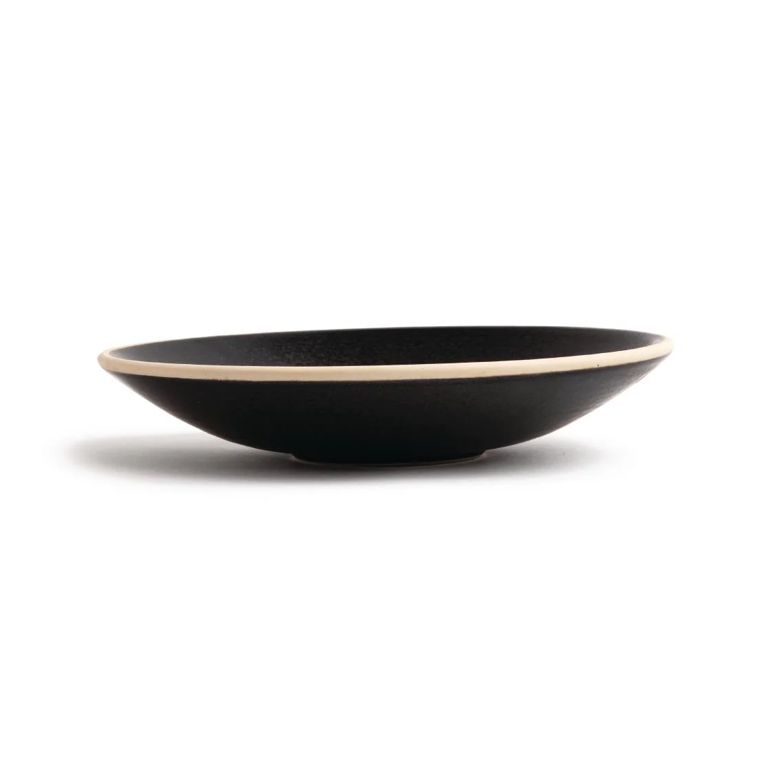 Olympia Canvas Shallow Tapered Bowls Delhi Black 200mm (6 Pack) - Image 6