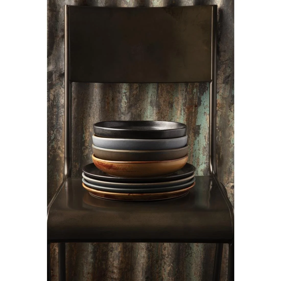 Olympia Canvas Coupe Bowls Green Verdigris 230mm (6 Pack) - Image 3