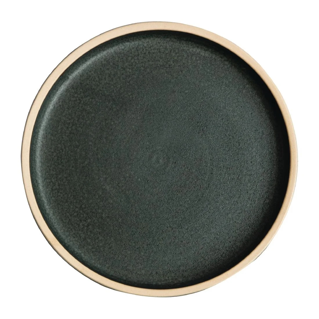 Olympia Canvas Flat Plates Green Verdigris 180mm (6 Pack) - Image 1