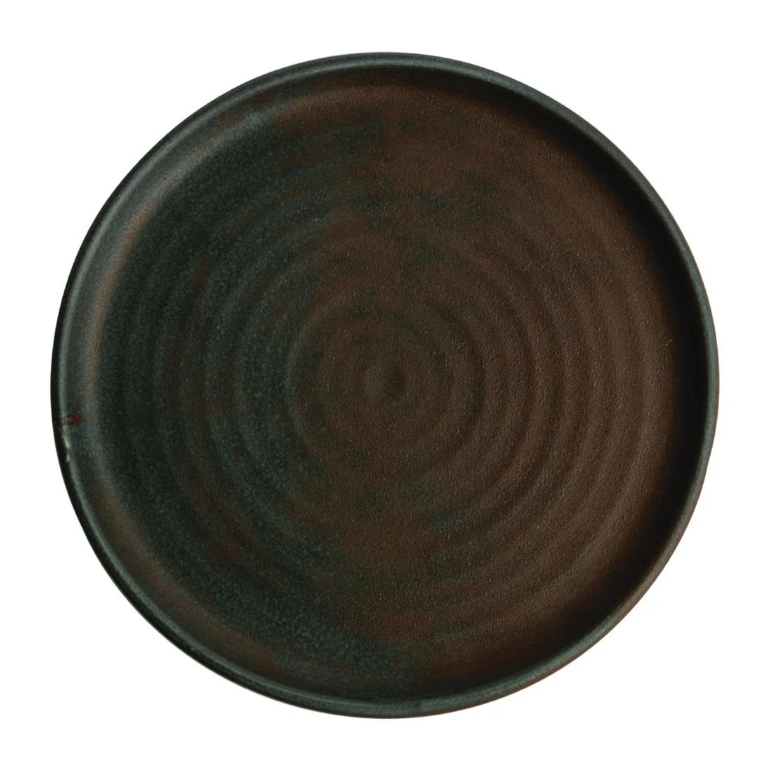 Olympia Canvas Small Rim Plates Green Verdigris 265mm (6 Pack) - Image 1