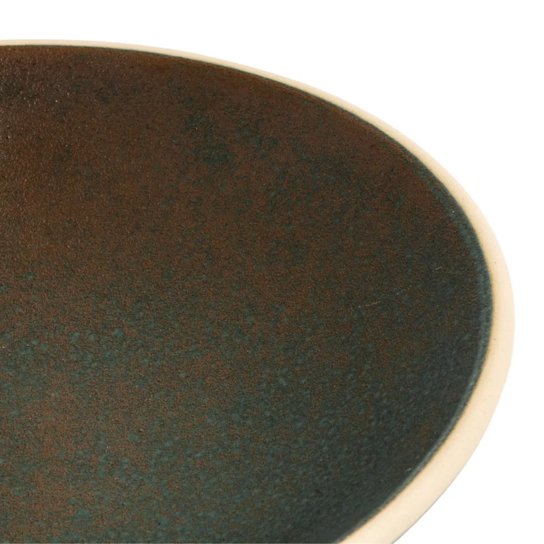 Olympia Canvas Shallow Tapered Bowls Green Verdigris 200mm (6 Pack) - Image 3
