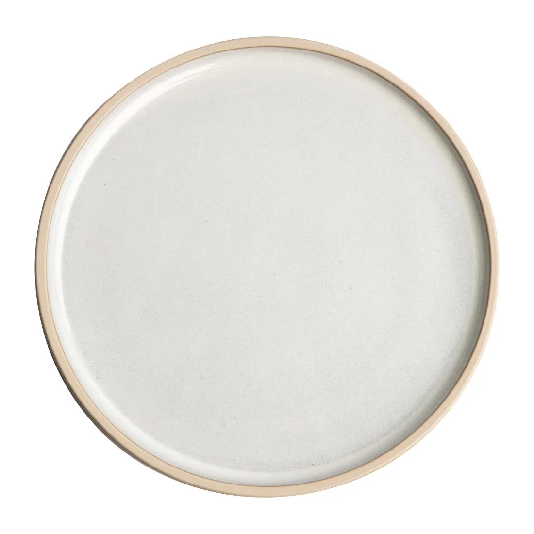 Olympia Canvas Flat Plates Murano White 180mm (6 Pack) - Image 1