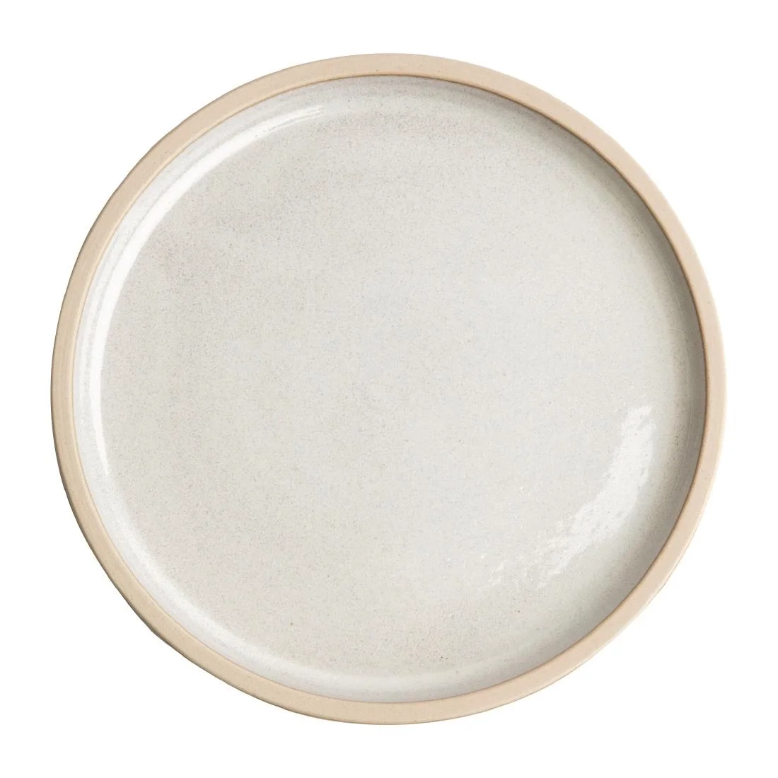 Olympia Canvas Flat Plates Murano White 250mm (6 Pack) - Image 1