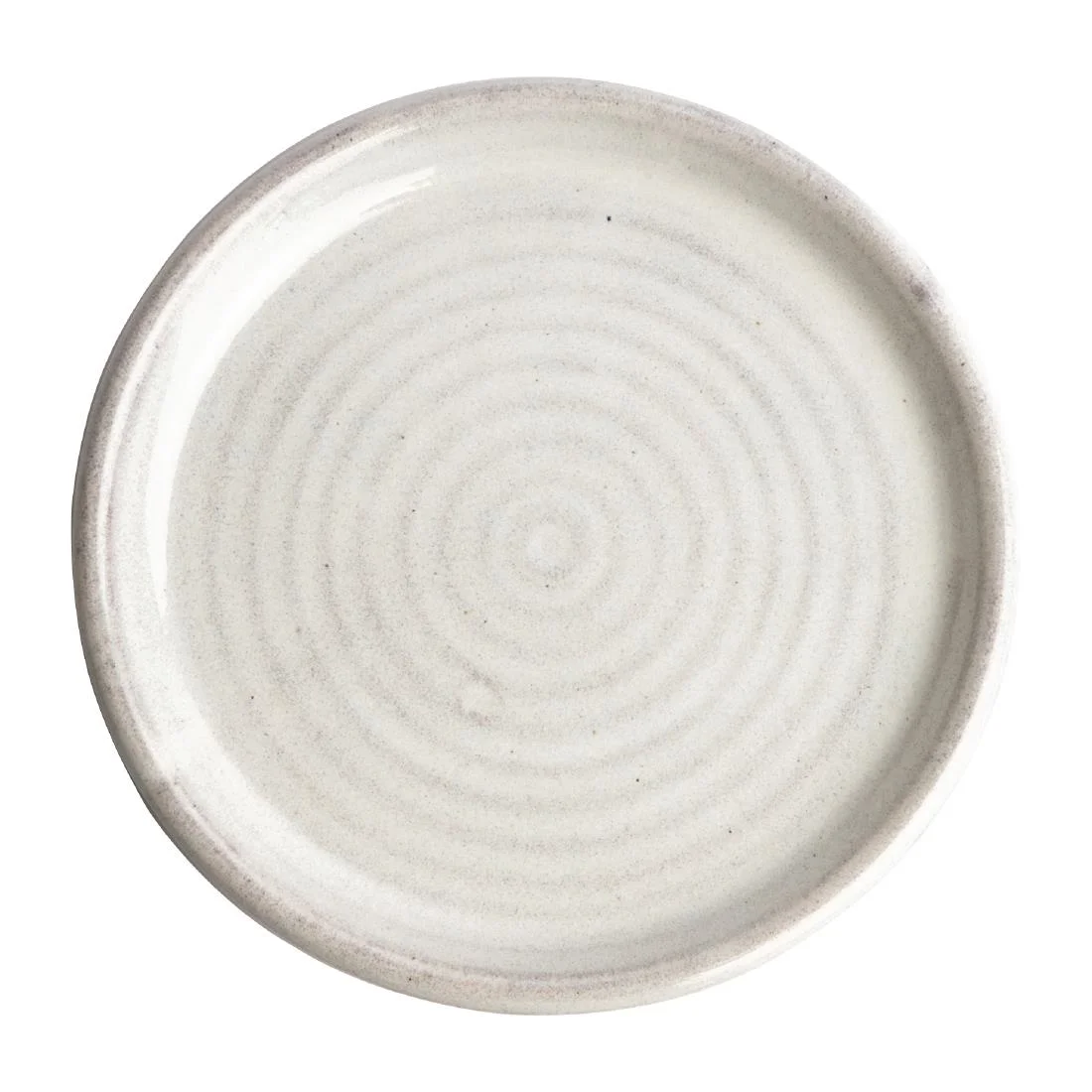 Olympia Canvas Small Rim Plates Murano White 180mm (6 Pack) - Image 1