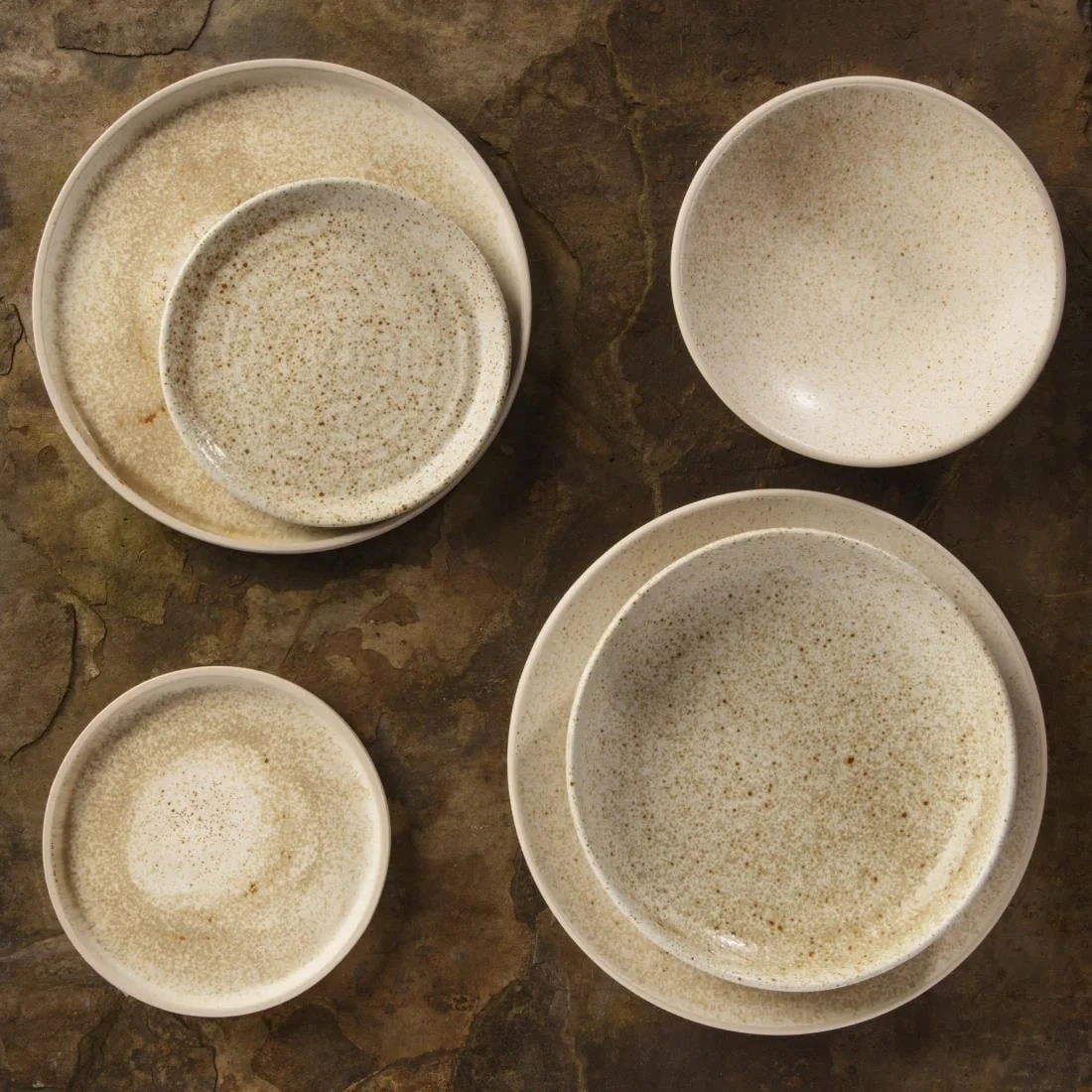 Olympia Canvas Coupe Bowls Wheat 230mm (6 Pack) - Image 4