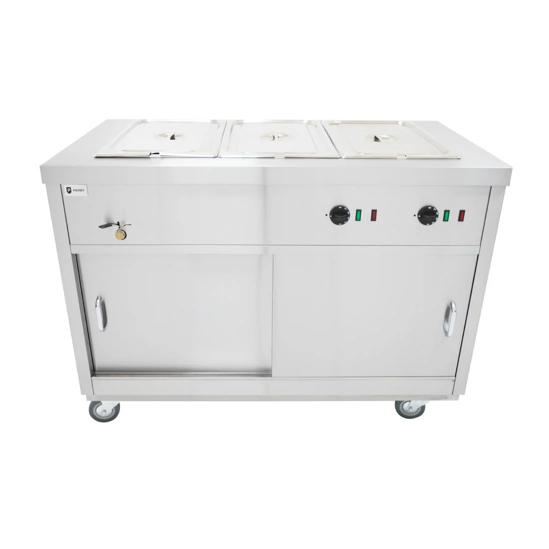 Parry Bain Marie Topped Mobile Hot Cupboard HOTBM - Image 3