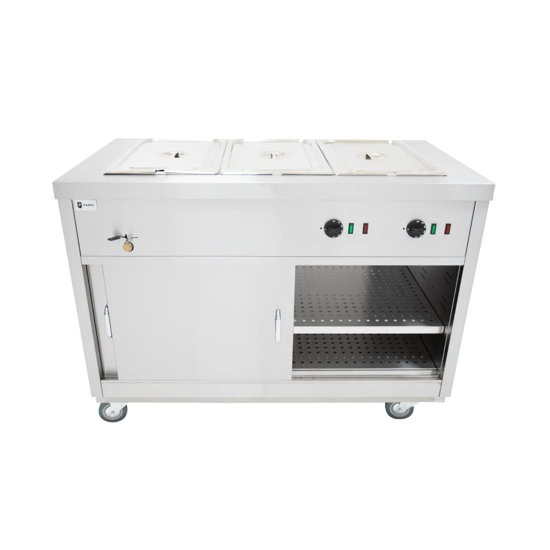 Parry Bain Marie Topped Mobile Hot Cupboard HOTBM - Image 4