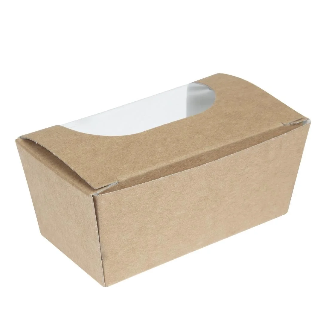 Colpac Compostable Kraft Cake Boxes with Window Small (500 Pack) - Image 2