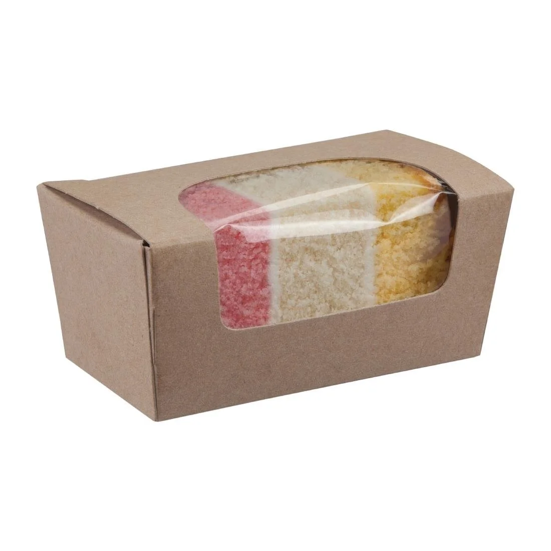 Colpac Compostable Kraft Cake Boxes with Window Small (500 Pack) - Image 7