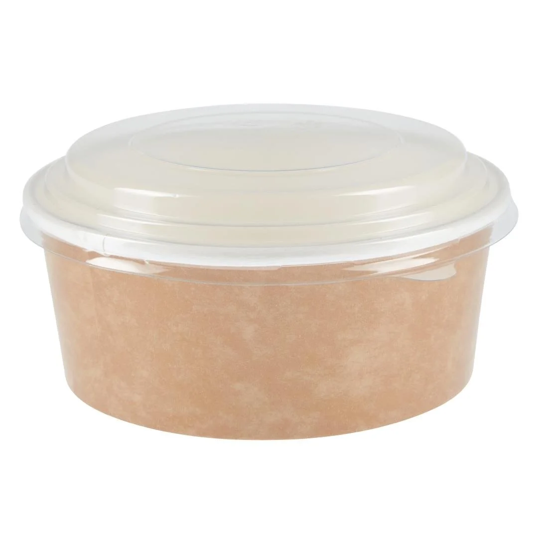Colpac Recyclable Kraft Salad Pots With Lid (150 Pack)
