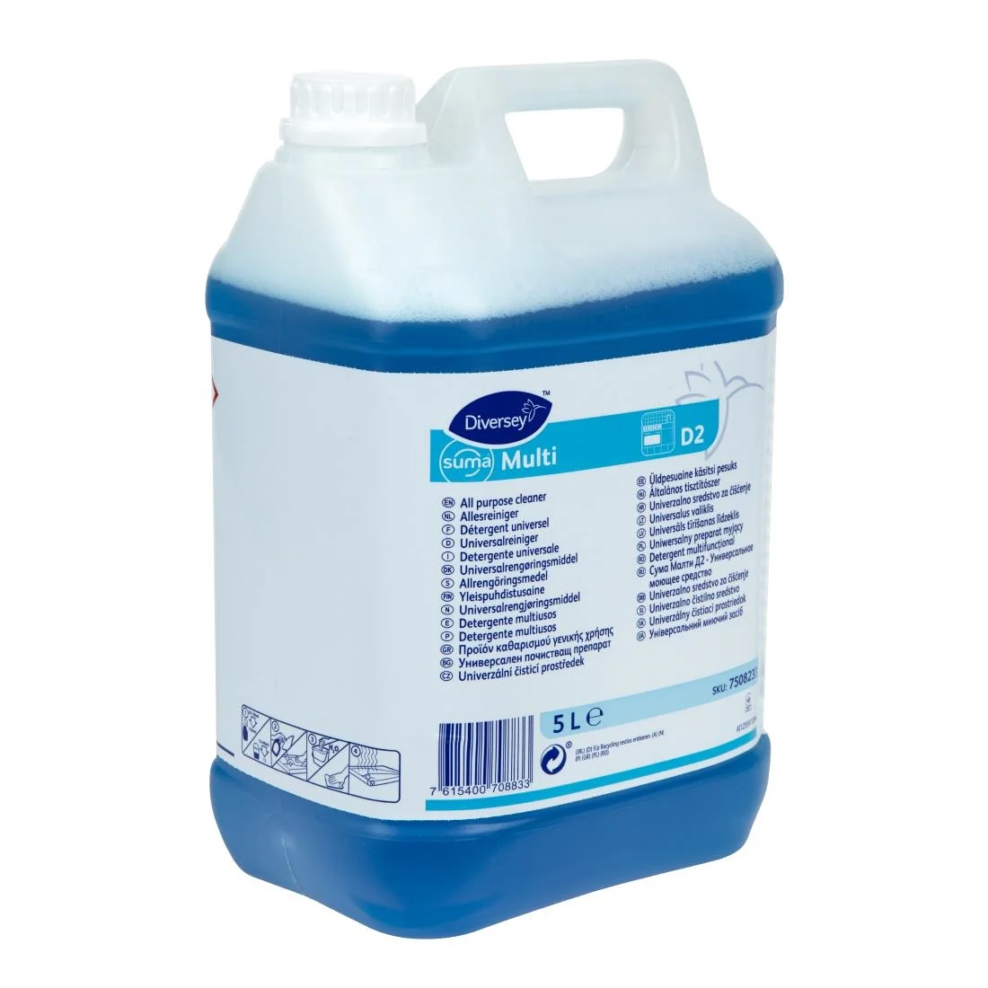 Suma D2 All-Purpose Cleaner Concentrate 5Ltr - Image 2