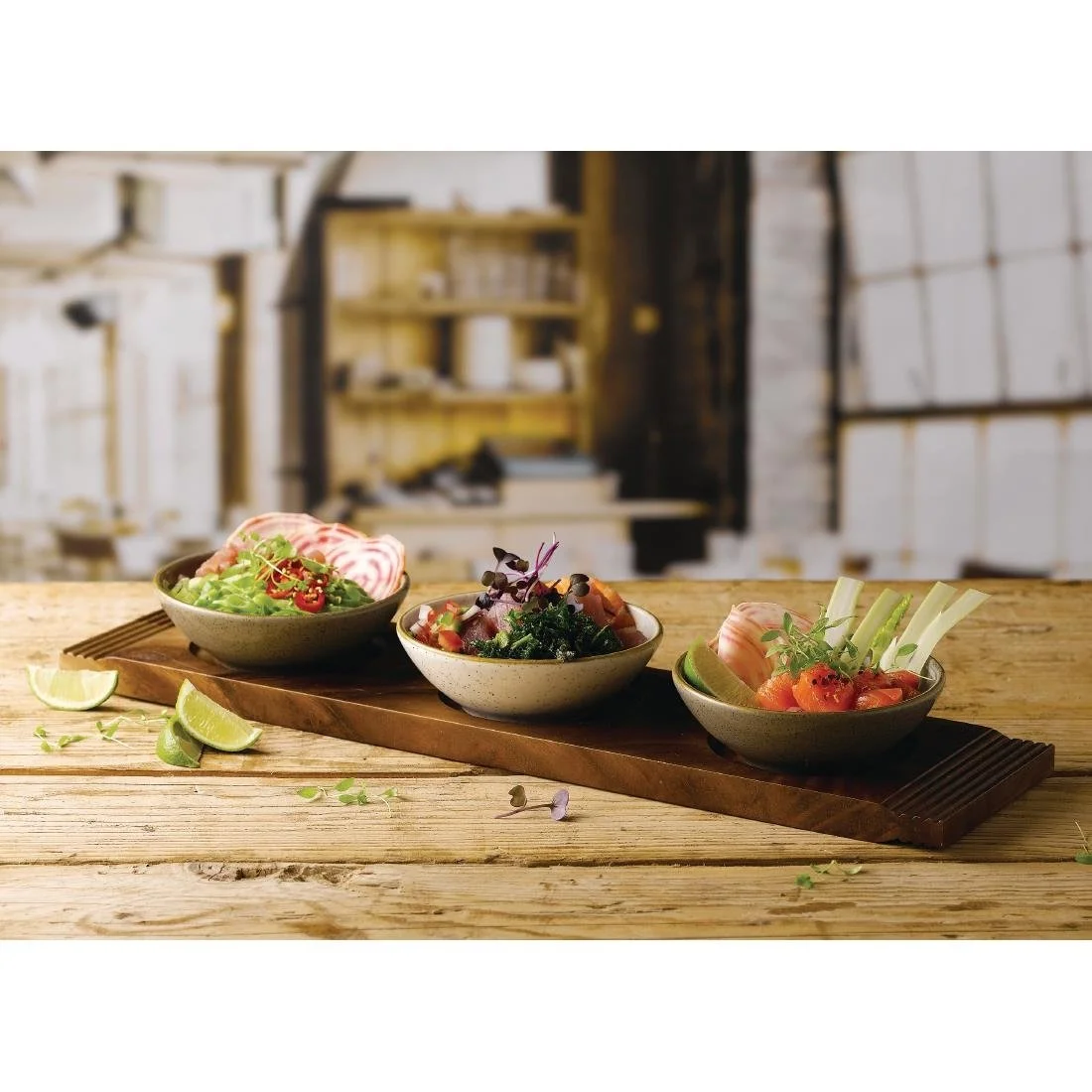 Churchill Stonecast Shallow Bowls Grey 7oz 116mm (12 Pack) - Image 4