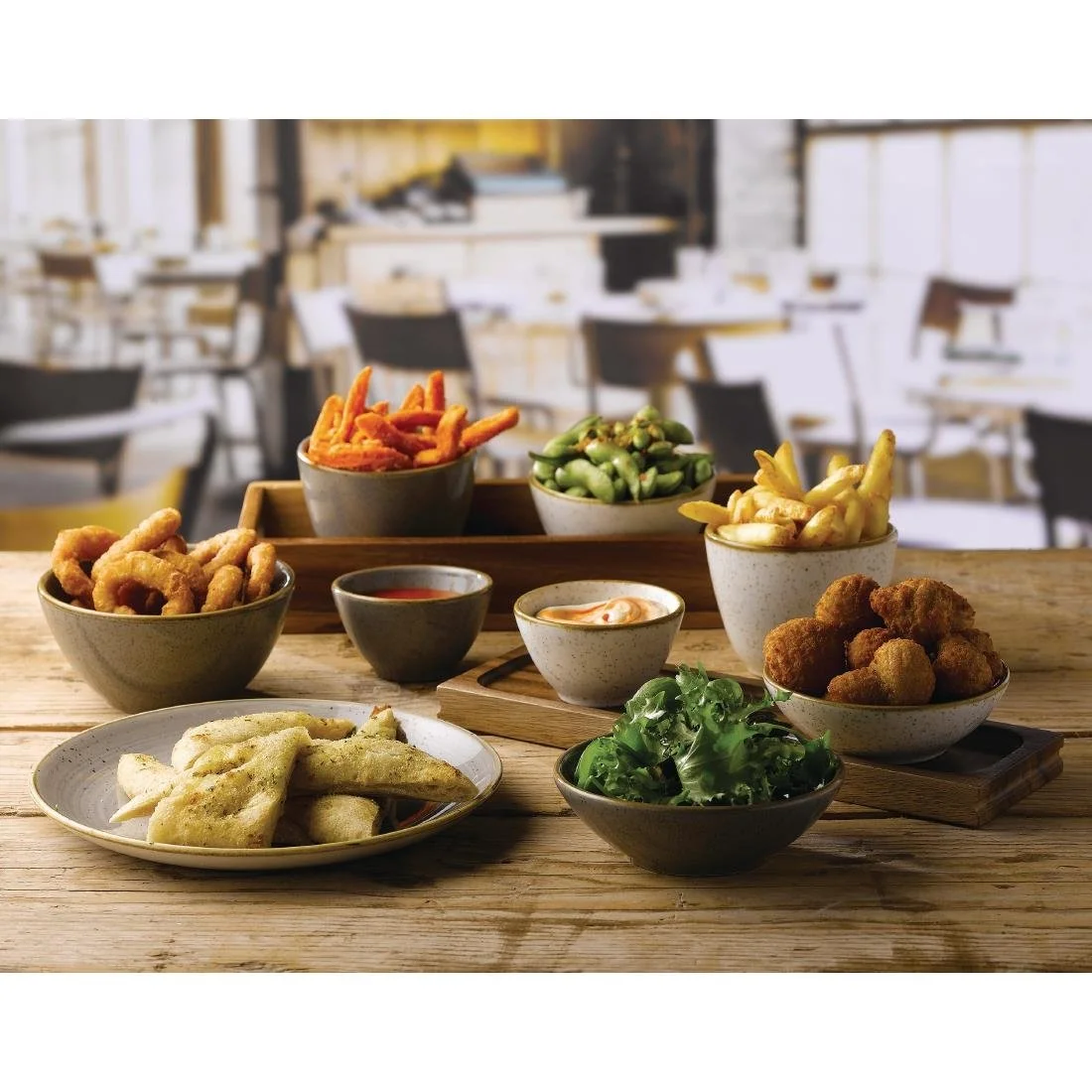 Churchill Stonecast Dip Pots Grey 4oz 85mm (24 Pack) - Image 2