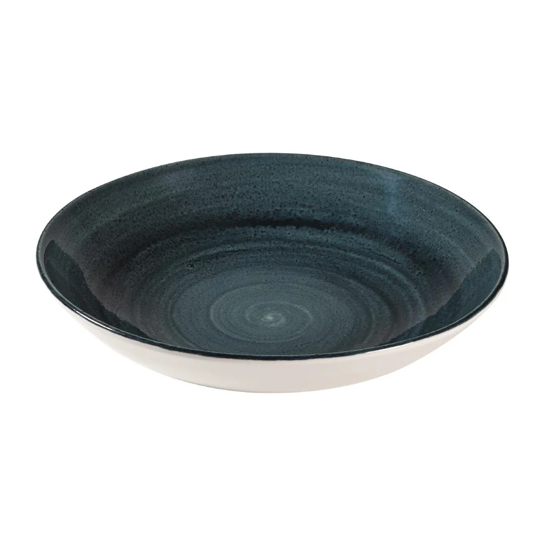 Churchill Stonecast Patina Coupe Bowls Rustic Teal 40oz 248mm (12 Pack) - Image 2