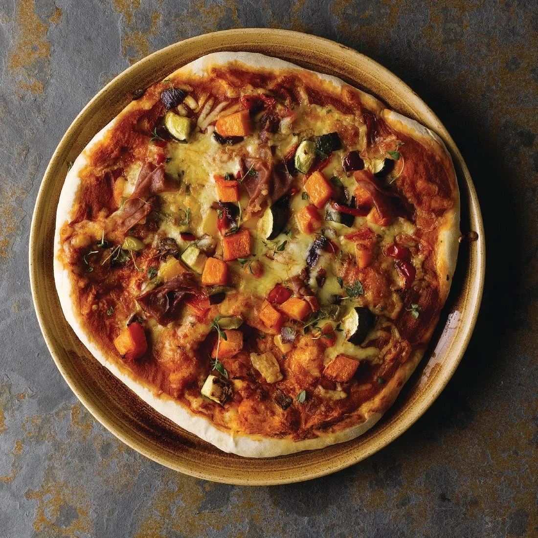 Churchill Stonecast Patina Organic Round Plates Vintage Copper 286mm (12 Pack) - Image 4