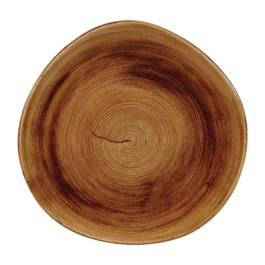 Churchill Stonecast Patina Organic Round Plates Vintage Copper 286mm (12 Pack) - Image 1