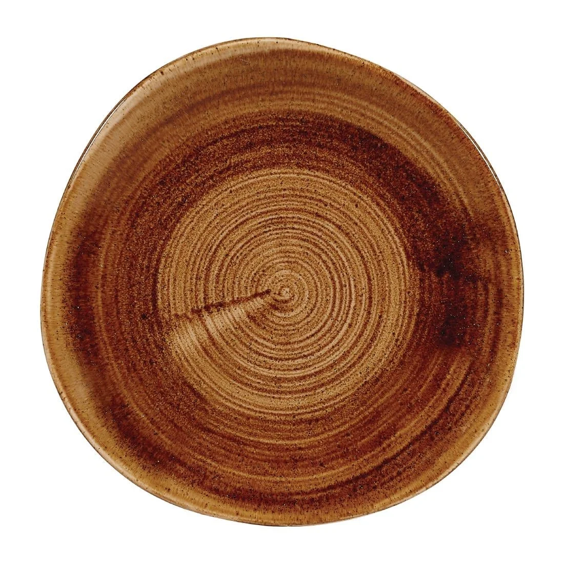 Churchill Stonecast Patina Organic Round Plates Vintage Copper 210mm (12 Pack)