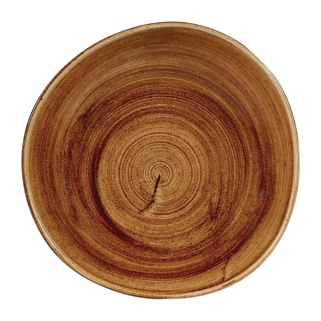 Churchill Stonecast Patina Organic Round Bowls Vintage Copper 38oz 253mm - Image 1