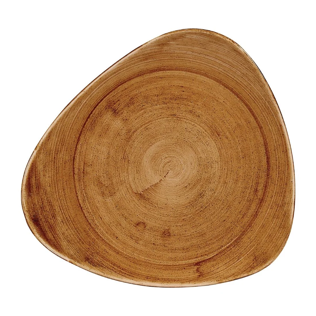 Churchill Stonecast Patina Triangular Plates Vintage Copper 311mm (6 Pack)